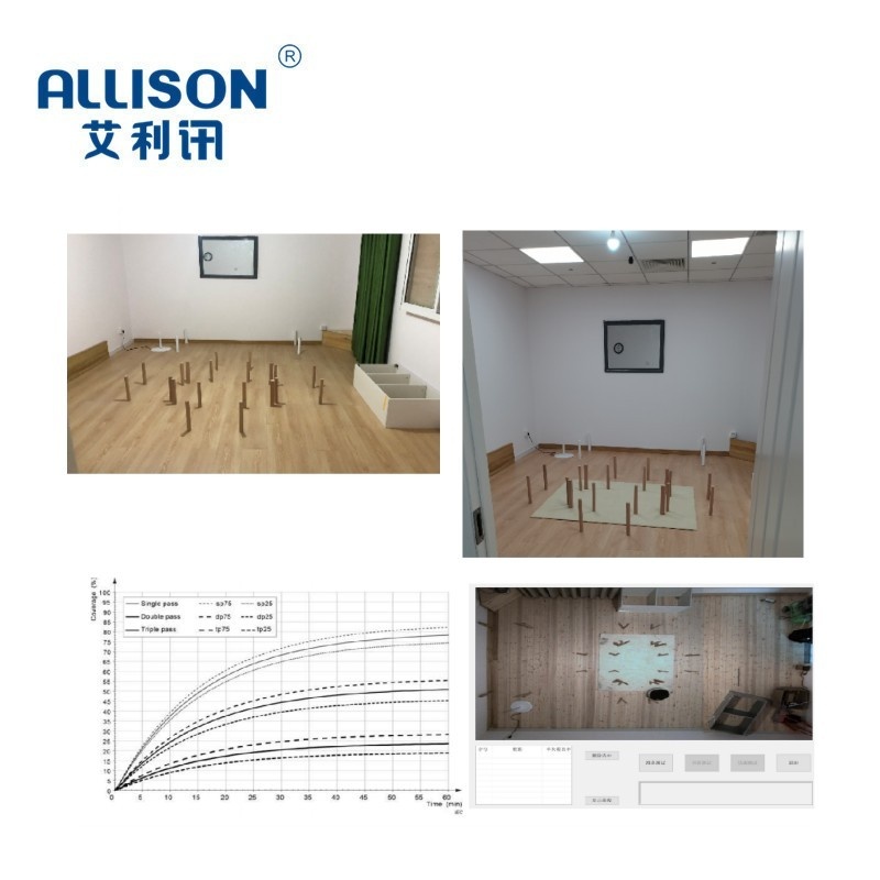非标定制吸尘器性能测试房防跌落测试台欧标扫地机器人最小通过高度测试厂家